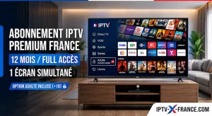 Abonnement IPTV Adulte France Premium 12 Mois